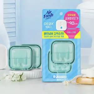 클리어런스 에어후레쉬 데옥스 화장실 강력소취 비누향 리필 2입X2개