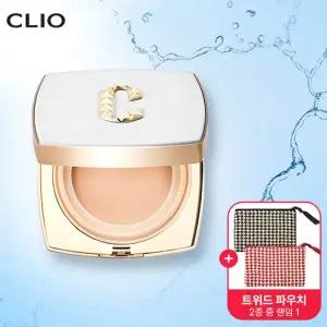 [하프클럽/클리오]클리오 올 뉴 마그넷 팩트 본품1개 화이트 케이스 + 트위드파우치(랜덤1종)