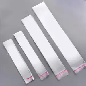 긴비닐봉투 20x63+4cm 100장 접착식 opp 롱비닐 봉투