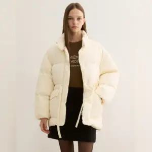 [롯데백화점]시스티나 미디 기장 덕다운 하이넥 패딩 점퍼