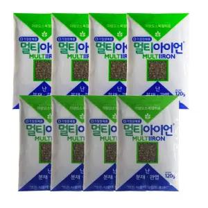 식물영양제 원예용 복합비료 멀티아이언 120g 8개