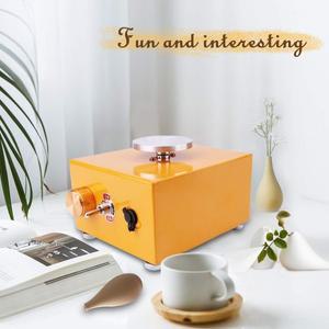 Yofuly 미니 턴테이블 3 개 장착 도자기 휠, 휠 머신, 전기 클레이 제작 M, 2300RPM