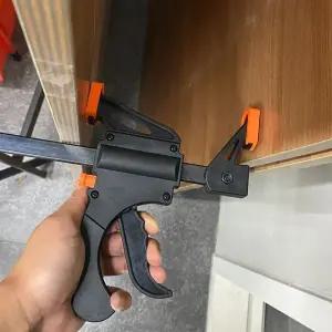 [하프클럽/]목재 목공용 퀵 클램프 6인치 만력기 목공클램프 크램