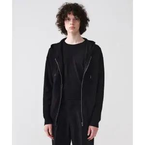 [하프클럽/에스티코]후드 집업 가디건 (오버핏) (블랙) SKGUC71