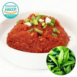 [웰굿][웰굿]HACCP 전북 프리미엄 녹차 품은 청어알젓갈 800g