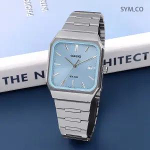 정품 스타샵 카시오 MTP-B185D-2A2 클래식 캘린더 스퀘어 프리버클 남자 메탈 시계 c167