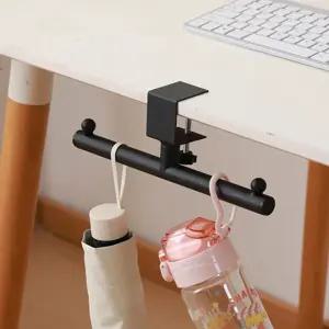 무타공 양방향 책상 가방걸이 후크 T자형 멀티 휴대용 책가방 다용도 보관