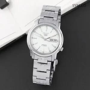 [세이코]5 SNKL75K1 오토매틱 데이데이트 아날로그 클래식 남자 메탈 시계 d