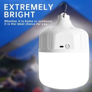 USB 충전식 휴대용 캠핑 전구, 방수 텐트 매달려 라이트, 야외 하이킹 피크닉 낚시 라이트