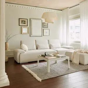 [봄소와_23%+5만원 상품권] 모람 4인용 아쿠아클린 패브릭 스윙소파