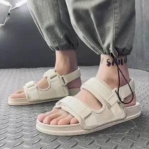 스포츠 찍찍이 샌들 뒤꿈치 스트랩 남녀공용 샌들 스트릿 여름샌들 (WFJ5P01)
