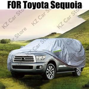 [호환품]Toyota 호환 Sequoia 용 자동차 커버 야외 자외선 차단 태양 그늘 비 눈 얼음 방지 방진 SUV