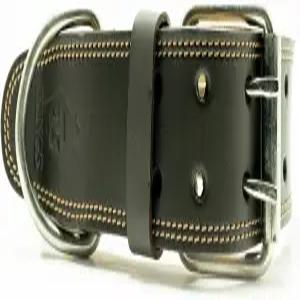 수제 가죽 개 목걸이 u2013 내구성 스타일리시함 편안함 강아지 및 반려견을 위한 장인 제작 정품 (브라운