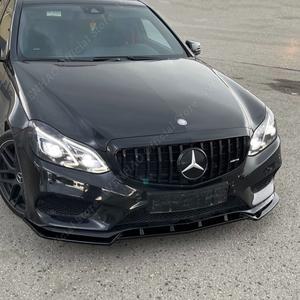 [호환품]Maxton 스타일 앞 범퍼 립 스포일러 스플리터 메르세데스 E W212 E300 AMG 호환 호환 라인 Facelif