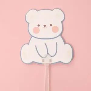 휴대용부채 여름 캐릭터 동물 부채 곰 (WFJPVZ1)