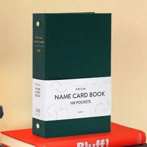 4 명함첩 명함꽂이 명함보관함 프리즘 168 명함집 (WFJQYUL)