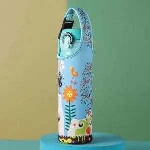 파랑새 물병파우치 9025C 네오플랜 보온보냉 어깨끈물