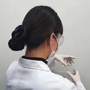 올림머리 리본 머리망 헤어핀 블랙 헤어망 리본