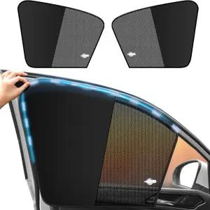 측면 창문을 위한 자동차 창문 그늘막 마그네틱 하프 블랙아웃 및 시스루 운전석 햇빛 대부분의 낮잠 캠프