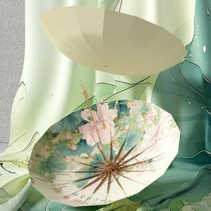 호환 이중 목적 햇빛가리개 우산 Three Fold 16 Bone 손으로 펴는 컬러 접착제 비와 빛 새로운