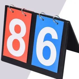 축구점수판 탁구 배드민턴 경기시합 금속고리 배구스코어보드 1자리 (WFJ74IE)