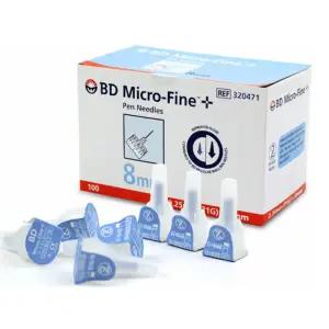 인슐린 멸균주사침 펜니들 주사바늘 8mm 사혈침 일회용 물리치료