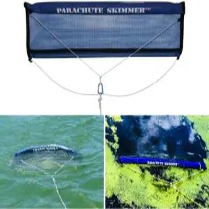 낙하산 스키머 - 조류 및 부유 잡초 오리 채집기 스키밍 레이크 넷 스타일 도구 호수 연못용