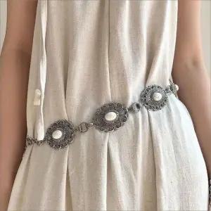 여성 체인벨트 패션허리띠 슬림 포인트벨트 조각체인