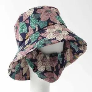 일체형 마스크 모자(네이비) 자외선차단모자마스크 마