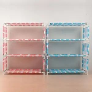 [하프클럽/]신발장 조립식 4단 신발장 신발정리대 조립식신발장