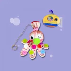 ksr 만들기놀이 요요문어장갑인형만들기 유치원 어린이집준비물 (WFJ7QKE)