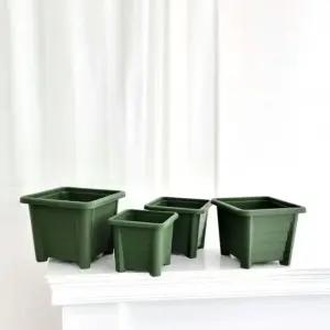 ksr 사각 그린플렌터 포트 화분 6호 18x15cm (WFJ7PR5)