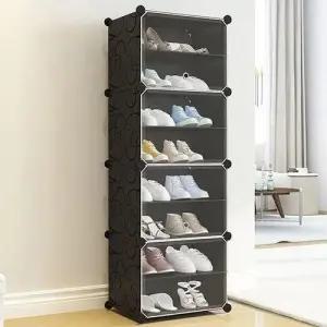 학원 어린이집 사무실 슈즈 정리 수납 신발장 8단 W4CDECF