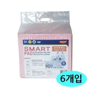 1타 초대형 6개입 30매 토리 강아지패드 스마트 (WFJ7S4Q)