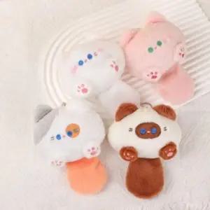 키홀더 왕꼬리 열쇠고리 고양이 인형 선물 키링 (WFJSQQE)