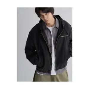 에잇세컨즈 8SECONDS 라이트 패디드 워크 후드 재킷 블랙 225X39EQ15 123847