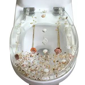 양변기 변기 시트 디자인 커버 교체 뚜껑 인테리어 꾸미기 F화이트대리석스