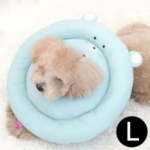곰 강아지넥카라 반려동물 블루 L 뉴베프카라 (WFJ7YL8)