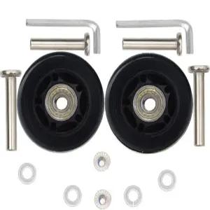 ORO 1 쌍 러기지 휠 교체 64mm 케이스 캐리어 및 인라인 야외 스케이트 캐스터 보드용 8mm 베어링(64 * 18)