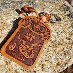 뱀띠 키링 행운 부적 열쇠고리 WFGL8UP