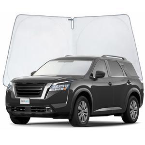 닛산 패스파인더 2022 2026을 아트 커스텀 폴더블 자동차 커버 WS5015 액세서리 선쉐이드 전면 위한 클라이밍 윈드실드 오토 차량용 프로텍터