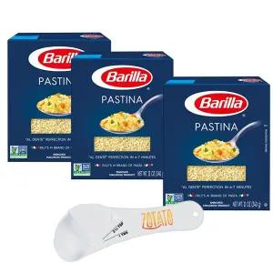 (3팩) 파스티나 파스타 u2013 수프용 작은 별 모양 비 GMO 듀럼 밀로 만든 코셔 인증 번들 5-in-1 계량