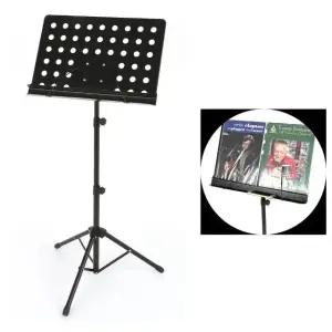 악보거치대 철판보면대 206 지휘자보면대 악보대받침 악보대 2단 (WFK9LS9)