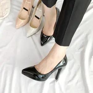 가보시굽 하이힐 애나멜 킬힐 키높이 펌프스 봄슈즈 WA3CE1D