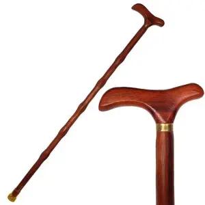 고품질 노인용지팡이 홍화리목 원목 고급 지팡이 어르신지팡이 (WFKA03Y)