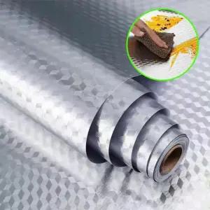 주방 오염 방지 벽 시트지 싱크대 리폼 60cmx5M 방염