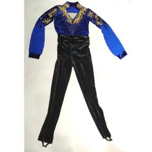 아이스 레오타드 남자 및 탑 바지 대회 스케이팅 피겨 의상