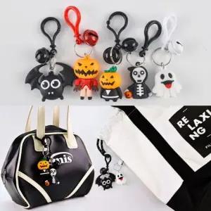 할로윈 호박 키링 말랑이 열쇠고리 WFHAPMR