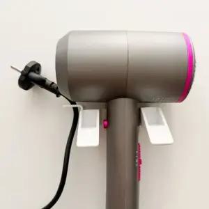 드레스룸 욕실 선반 헤어드라이기 정리 거치대 (WFKAF7P)