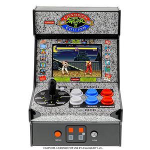 [미국배송] 마이 아케이드 스트리트 파이터 2 챔피언 에디션 마이크로 플레이어 풀 플레이 가능 멀티플레이어 액션용 CO/VS 링크 포함 7.5인치 컬렉터블